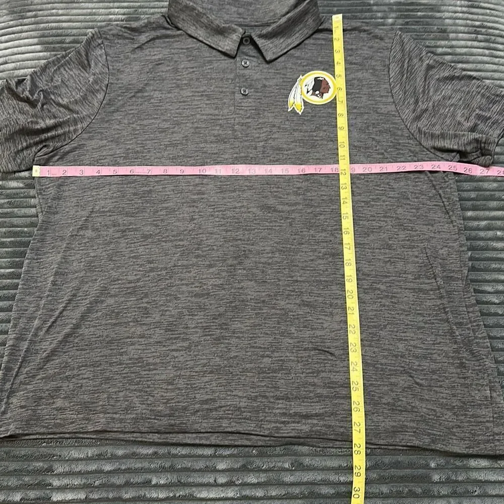 Majestic Washington Redskins Polo Shirt Men’s Sz XXL - Picture 4 of 5
